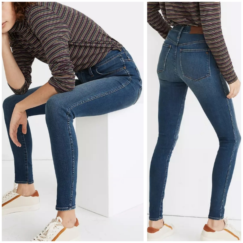 MADEWELL Roadtripper high-rise skinny jeans 27